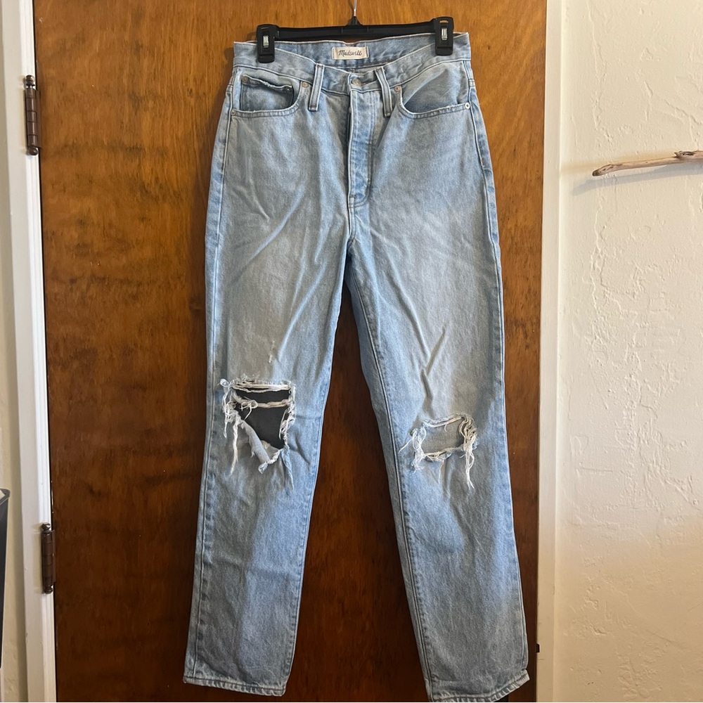 Madewell Full Length Classic Straight Jean Sz. 27